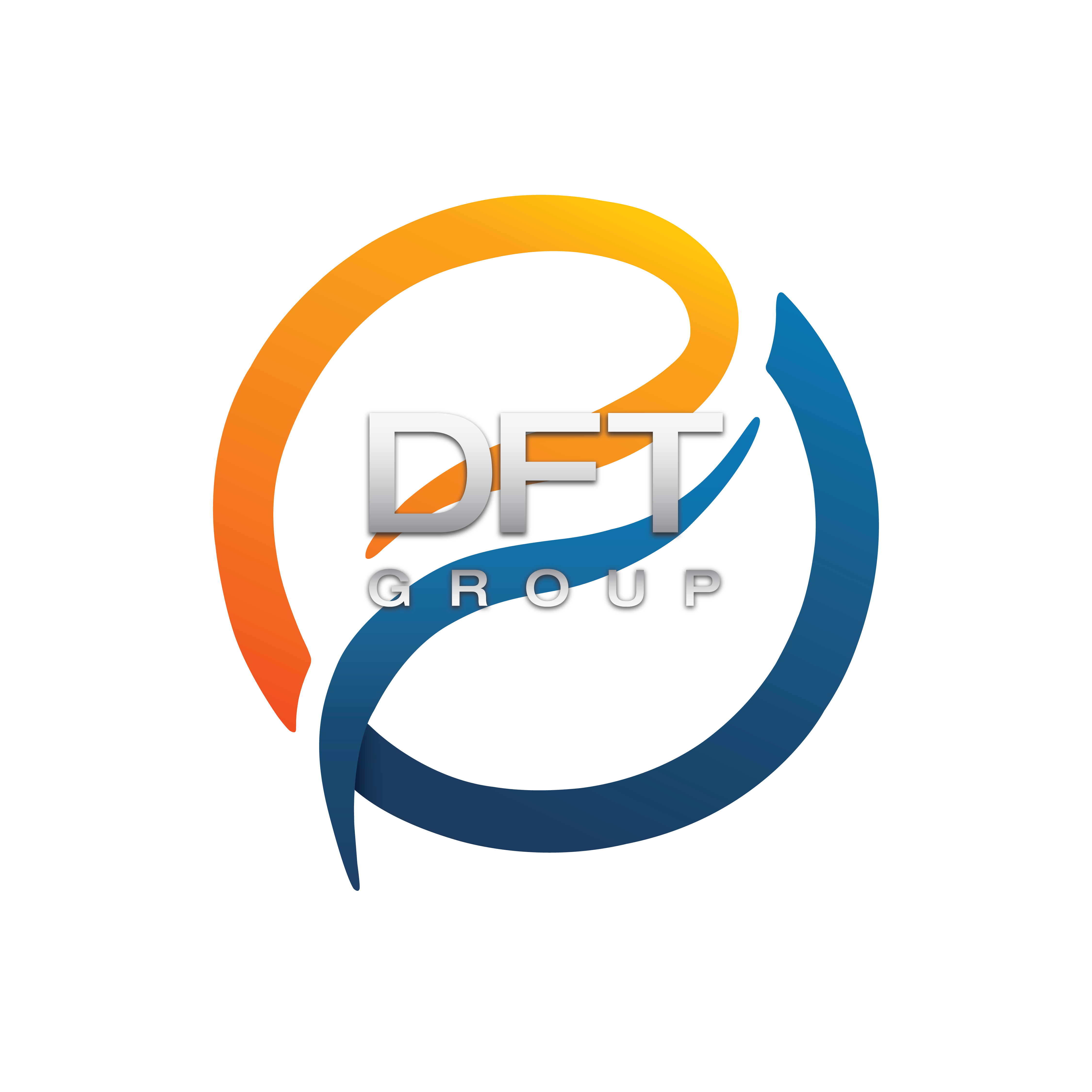 DFT Group Logo Design Black Transparent Background